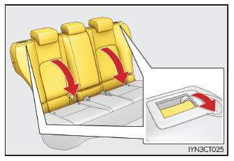 Lexus CT. Ajuste de los asientos