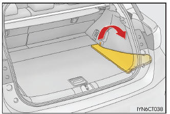 Lexus CT. Utilización de los espacios de almacenamiento