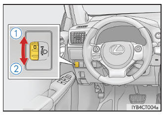 Lexus CT. Funcionamiento de las luces y los limpiaparabrisas