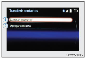 Lexus CT. Listín (sistema Lexus Display Audio)