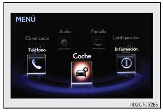 Lexus CT. Monitor de energía/pantalla de consumo