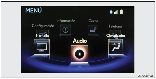 Lexus CT. Funcionamiento básico (sistema Lexus Display Audio)