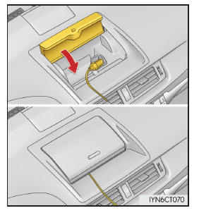 Lexus CT. Utilización de otros elementos del interior del vehículo