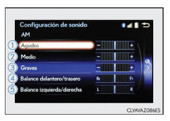 Lexus CT. Utilización del sistema de sonido (sistema Lexus Display Audio)