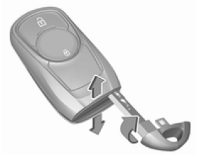 Expulsar a llegada telar Opel Astra: Sistema de llave electrónica - Llaves, cerraduras - Llaves,  puertas y ventanillas - Opel Astra Manual del propietario