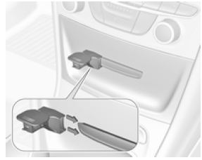 Opel Astra. Caja de fusibles del tablero de instrumentos