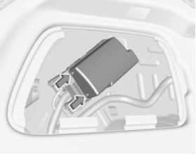 Opel Astra. Caja de fusibles del compartimento de carga 