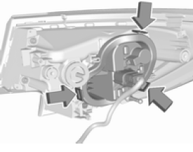 Opel Astra. Luces traseras