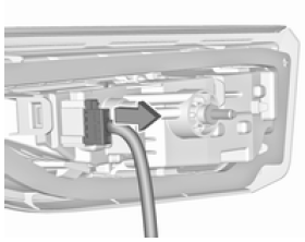 Opel Astra. Luces traseras