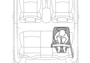 Peugeot 301. Asiento para niños en una plaza trasera