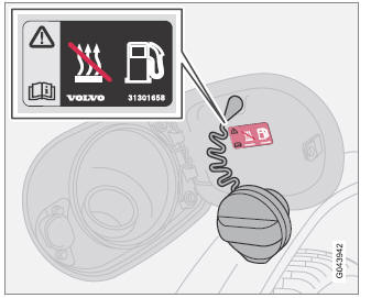 Volvo C30. Calefactor del motor y el habitáculo accionado por combustible