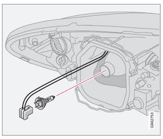 Volvo C30. Cambio de bombillas