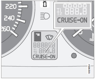 Volvo C30. Control de velocidad constante