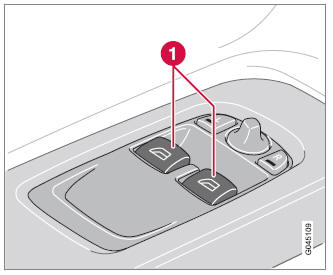 Volvo C30. Elevalunas eléctricos