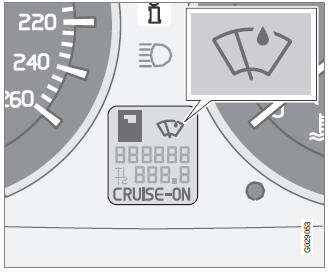 Volvo C30. Palanca derecha del volante