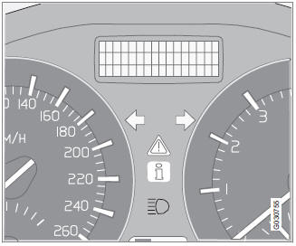 Volvo C30. Símbolos de control y advertencia