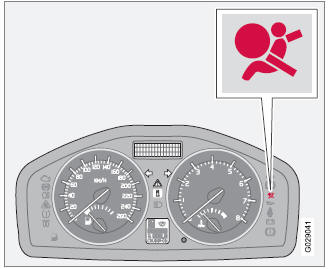 Volvo C30. Sistema de airbags